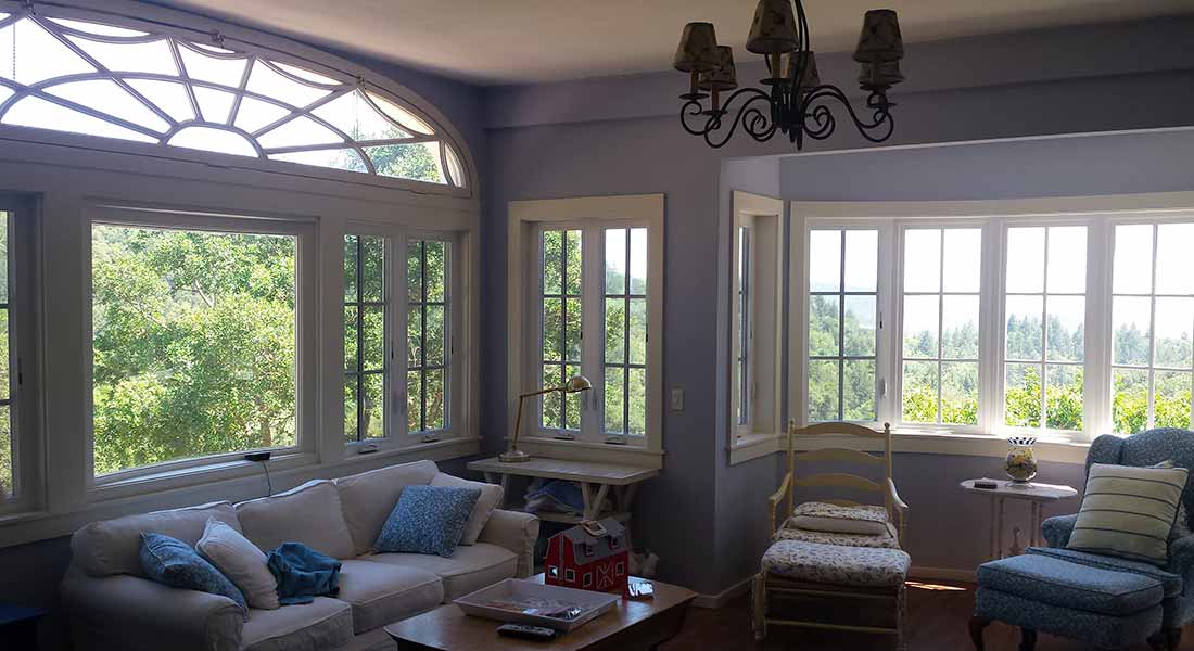 Bazzani Building Company residential repair and upgrade of a farmhouse in damaged by an earthquate in Sonoma, CA